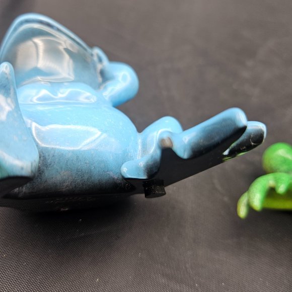 Kittys Critters See Hear Speak No Evil Frogs Blue Green Orange 2001 Set of 3 - Picture 12 of 12
